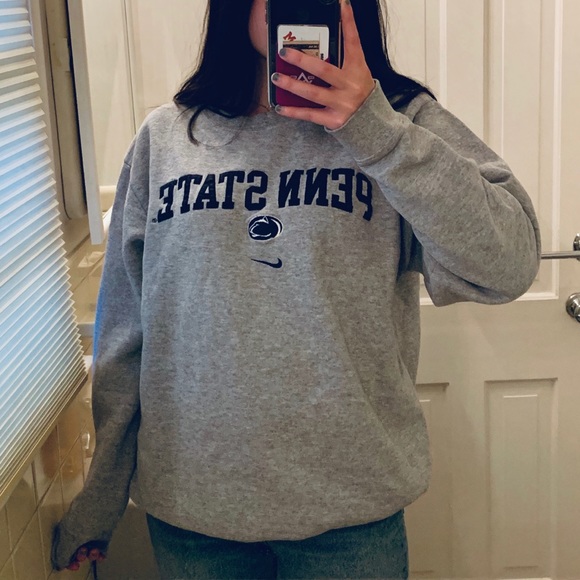 nike penn state crew neck sweatshirt